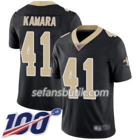 New Orleans Saints Tröjor Alvin Kamara 41 Nike Svart 100th - Herr